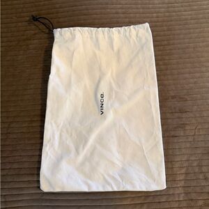 Vince Ivory Drawstring Dust Bag